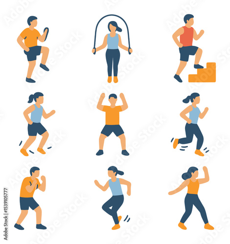Music Studio Icons. Flat icon set of music studio and casual fashion: hoodie, studio headphones, audio mixer,