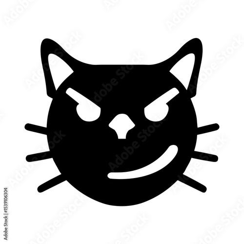 Cat Face with Wry Smile