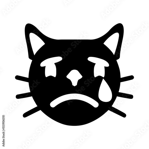 Crying Cat Face