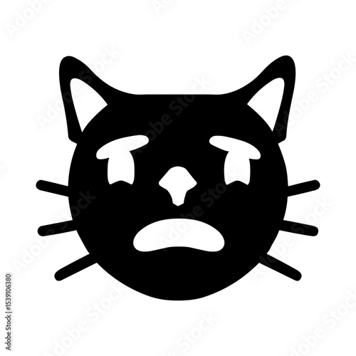 Pouting Cat Face