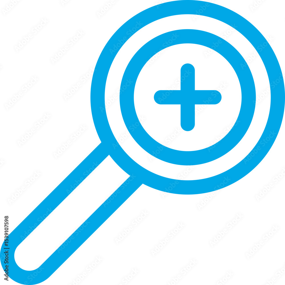 Obraz premium Zoom single icon vector illustration