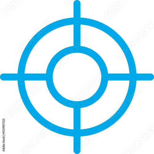 Target single icon vector illustration