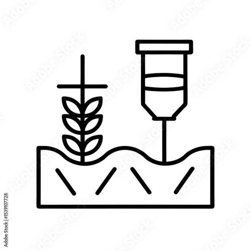 soil testing agriculture icon