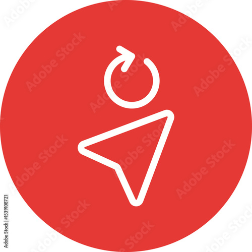 Cursor single icon vector illustration