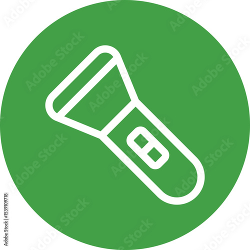 Torch single icon vector illustration