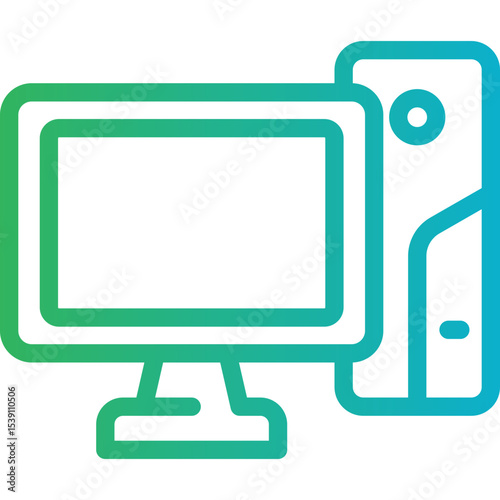 Television single icon vector illustration