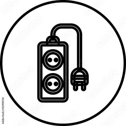 Extetntion single icon vector illustration