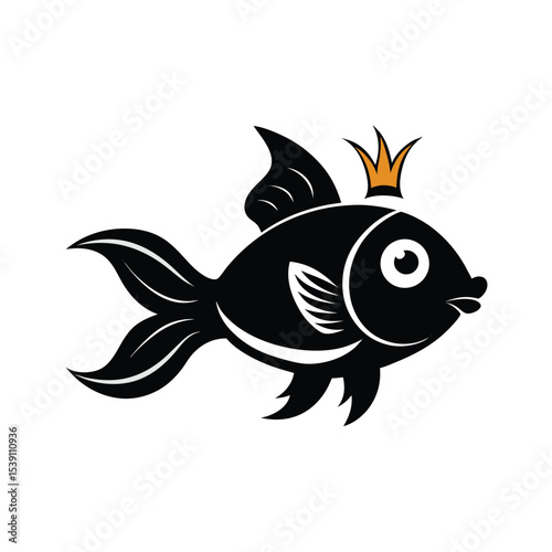 vector illustration of a fish