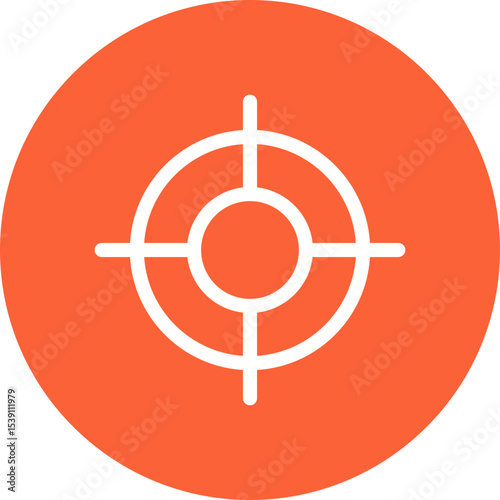 Target single icon vector illustration