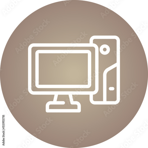 Television single icon vector illustration