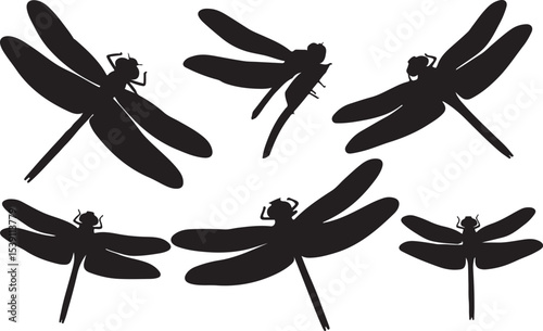 Dragonfly Silhouettes