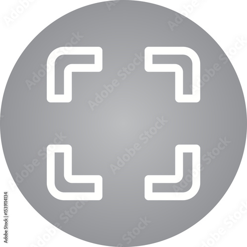 Full screen single icon vector illustration