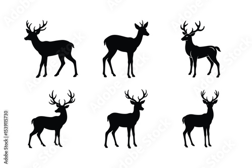 dear silhouette bundle design