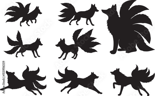 Kitsune Silhouettes