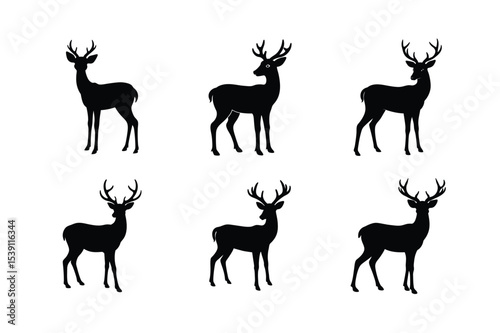 dear silhouette bundle design