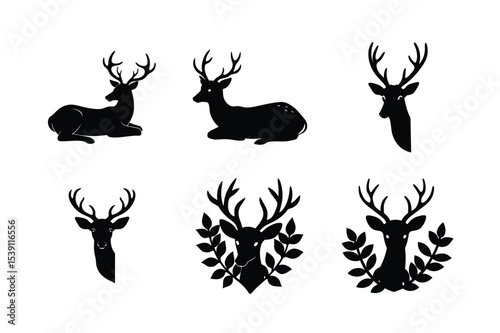 dear silhouette bundle design