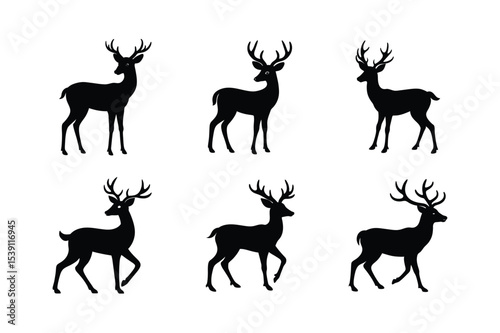 dear silhouette bundle design