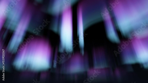 Aurora Borealis Fly Through Northern Lights Purple Pink