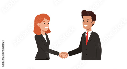 business people shaking hands