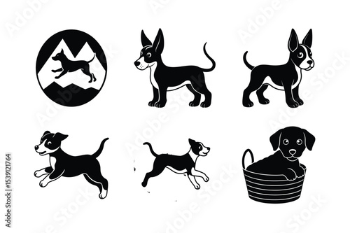 silhouette dog bundle