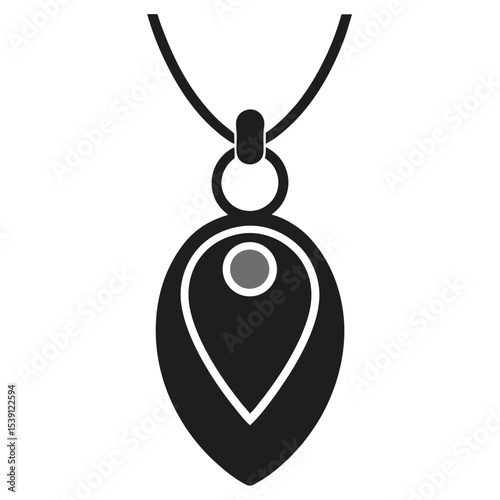 vector illustration of a black label