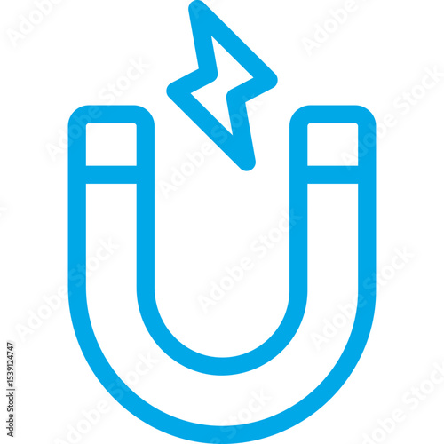 Magnet single icon vector illustration