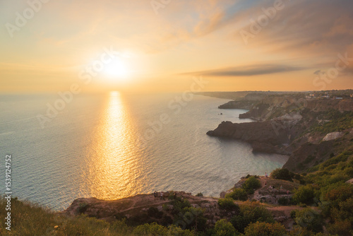 View to famous Cape Fiolent