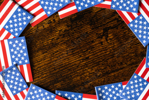 American flag frame