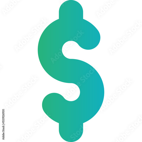 Dollar note single icon vector illustration