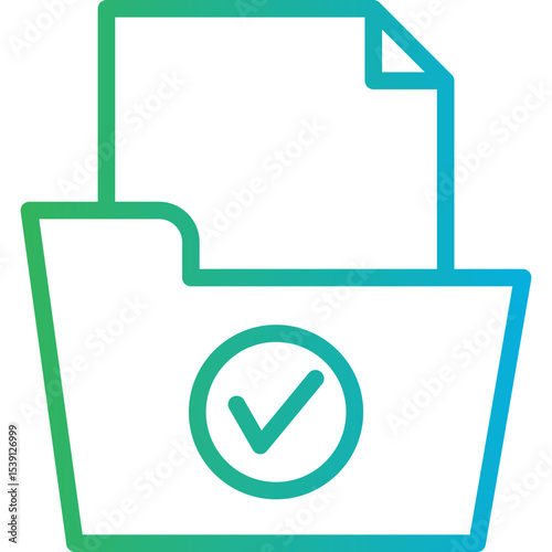 Folder single icon vector illustration