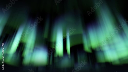 Aurora Borealis Northern Lights On Black