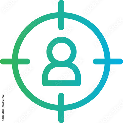 Target single icon vector illustration