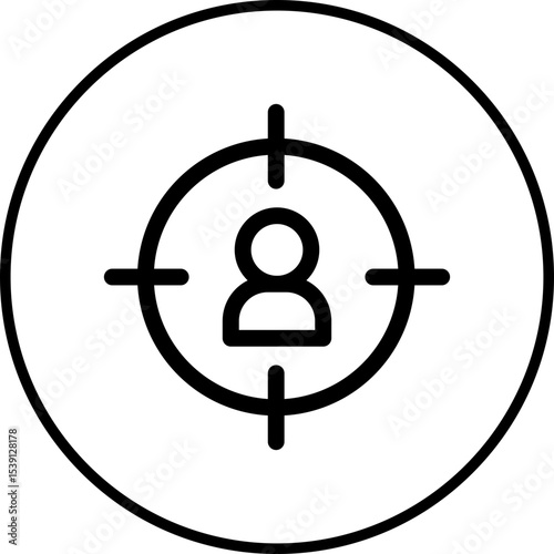 Target single icon vector illustration