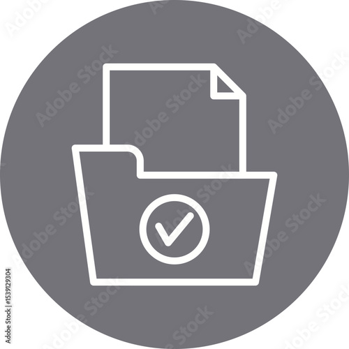 Folder single icon vector illustration