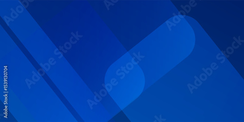 Abstract blue background with glowing geometric lines. Modern blue gradient square shape design. Futuristic technology concept. Suit for brochure, corporate, poster, banner, cover modern. eps 10