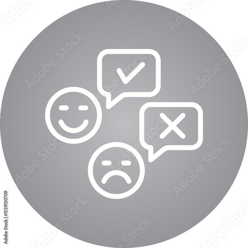 Smile single icon vector illustration