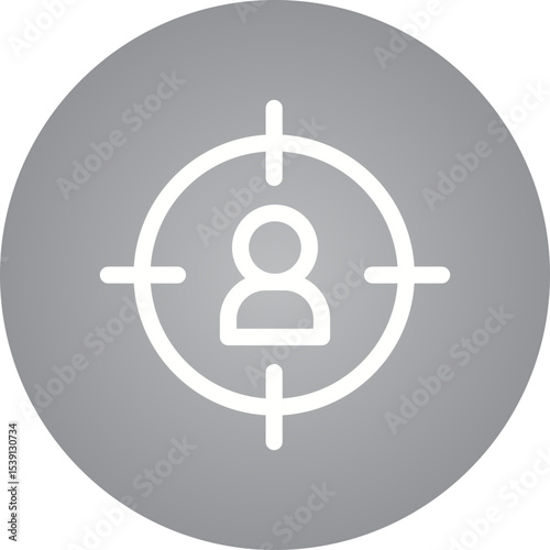 Target single icon vector illustration