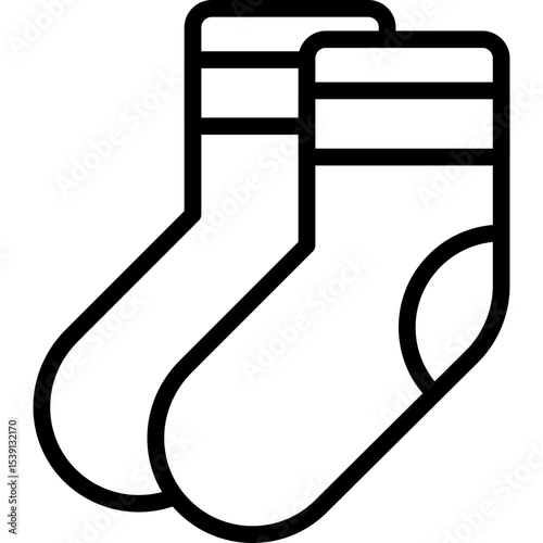 Socks single icon vector illustration