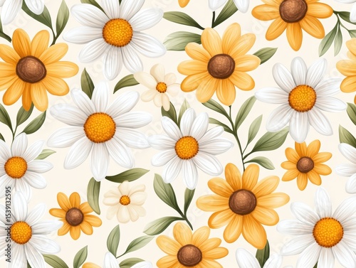 Delicate floral pattern