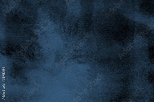 Abstract blue watercolor background texture