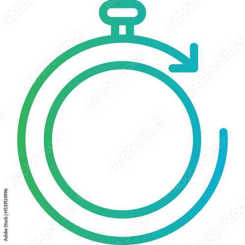 Stopwatchs single icon vector illustration