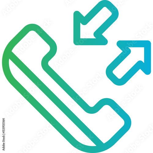 Call logs single icon vector illustration