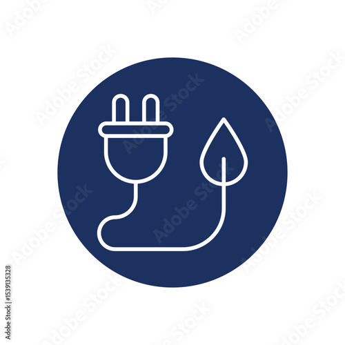 Green Energy icon vector