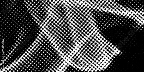 Dotted gradient halftone background. Horizontal seamless dots pattern in pop art style. Abstract modern stylish texture. eps10