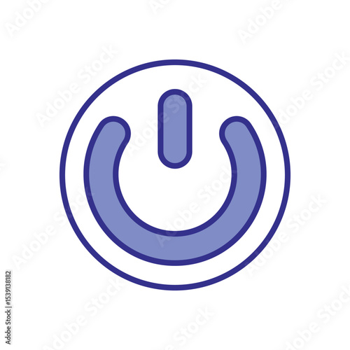Power Button icon vector