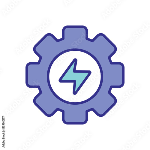 Setting icon vector