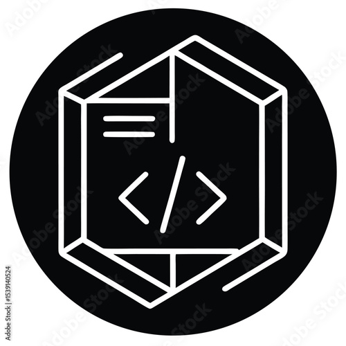 minimalist-code-editor icon black silhouette vector illustration on transparent background