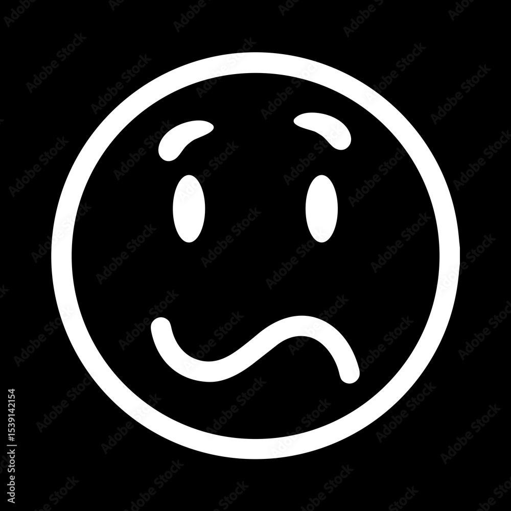 Fototapeta premium Confused Face