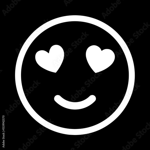 Smiling Face with Heart Shaped Eyes