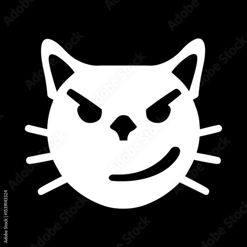 Cat Face with Wry Smile